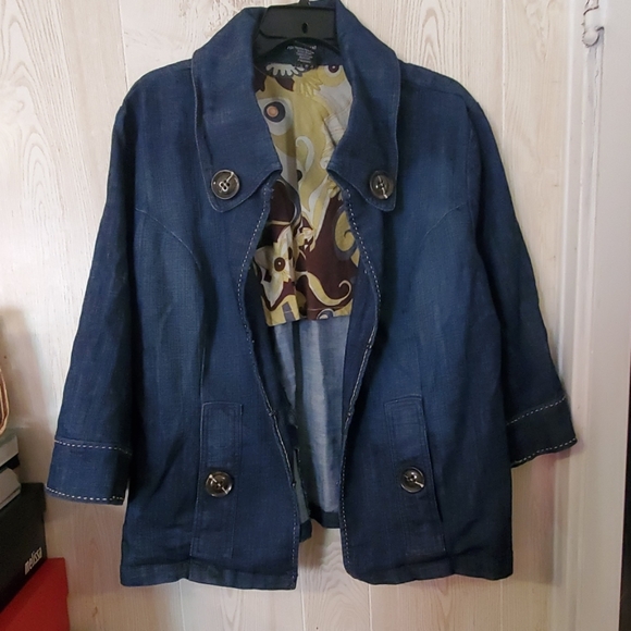Ashley Stewart Jackets & Blazers - Ashley Stewart Swing jean jacket size 18W